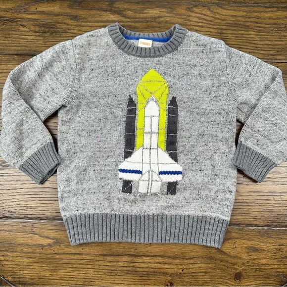 Gymboree Space Shuttle Sweater 4T - Picture 1 of 5